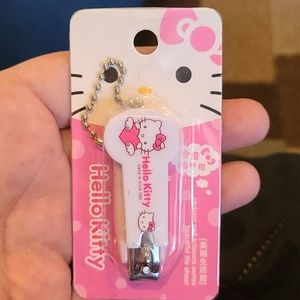 Hello kitty nail clipper keychain